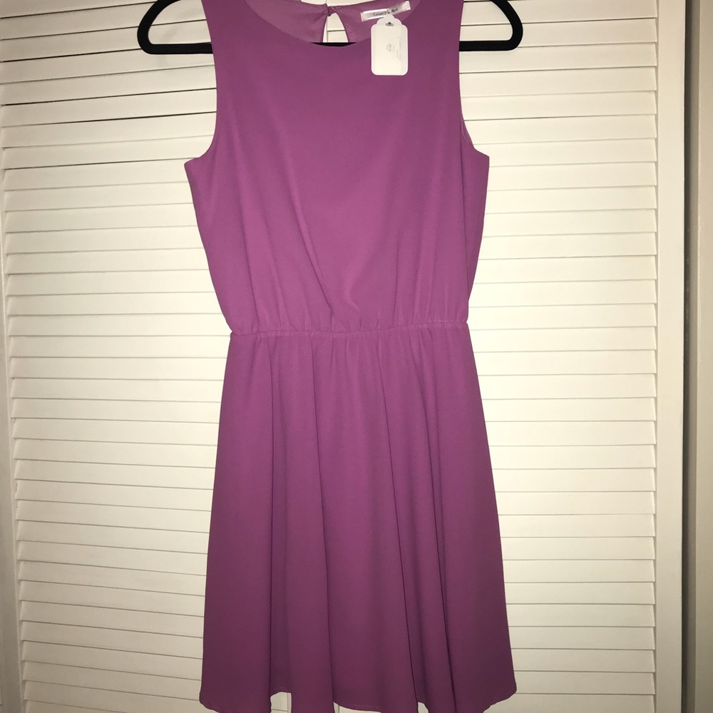 purple “Color Me Red” dress!